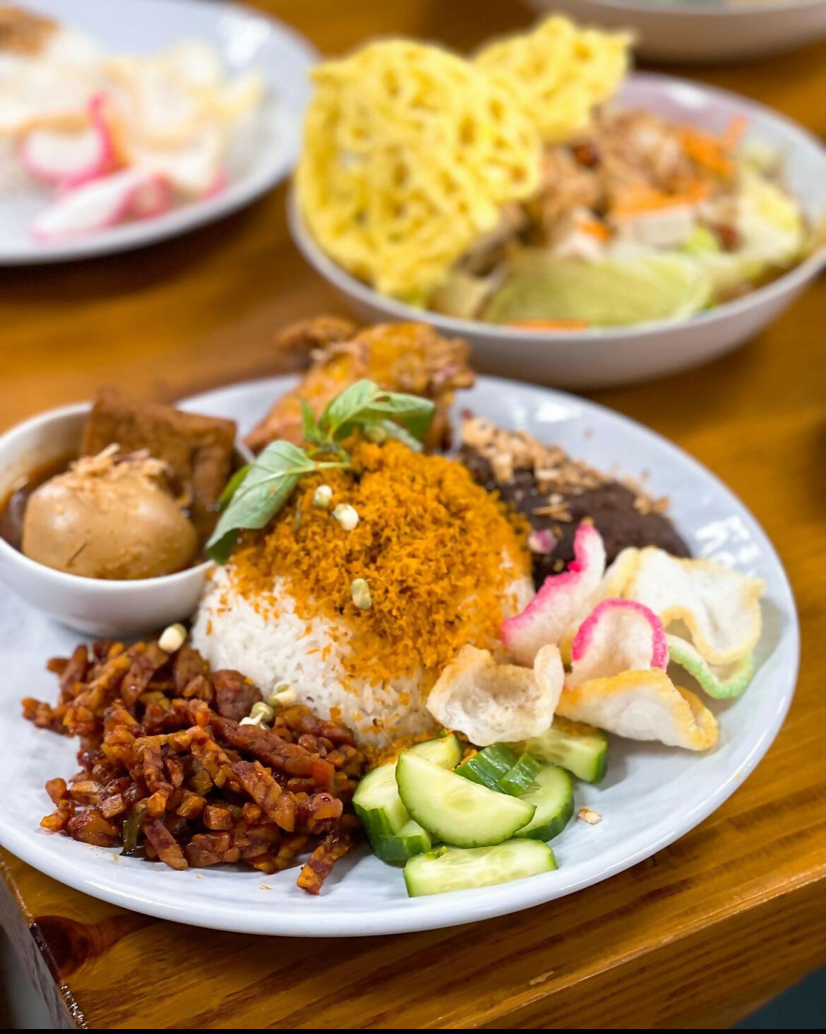 Nasi Ulam Empal Goreng