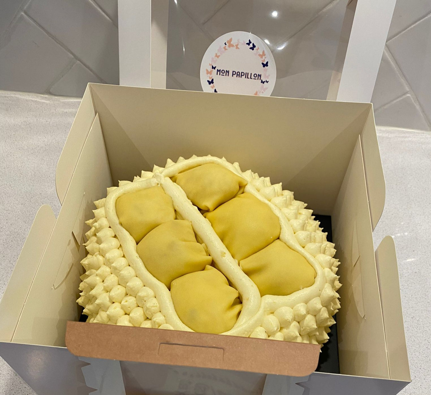 Durian Cake Melbourne Delivery by Mon Papillon