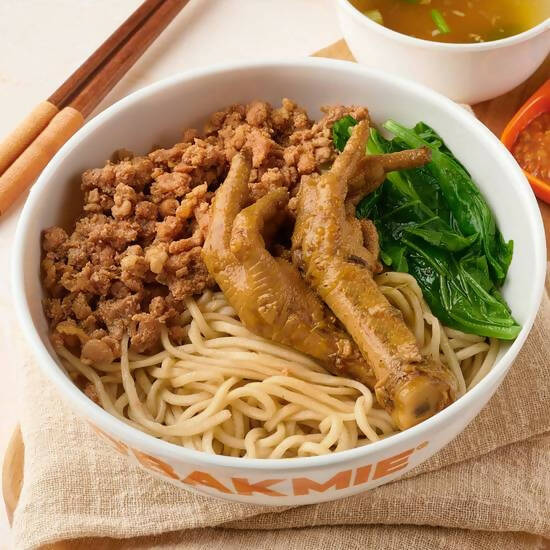 Bakmi Ceker Ayam Kaki Lima (Javanese Streetside Chicken Feet Noodle)