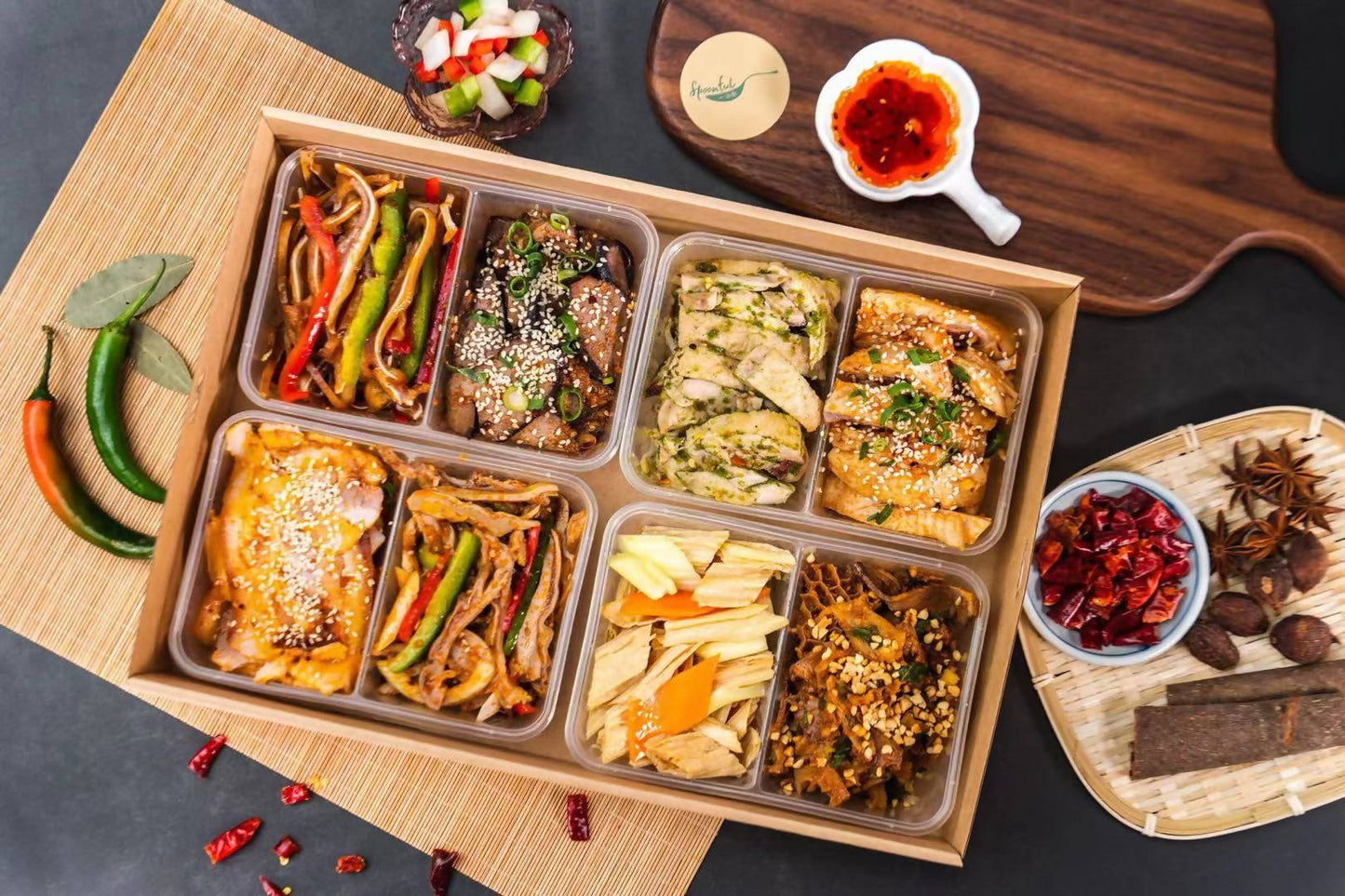 Szechuan Style Grazing Box (Small)
