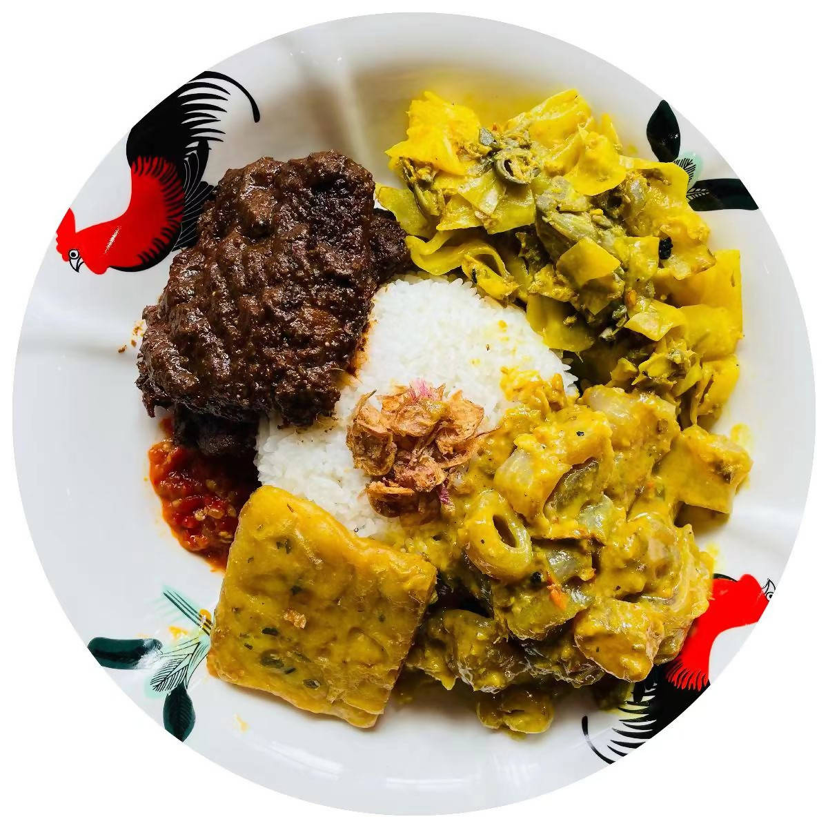 Nasi Campur Rendang Gulai Kikil