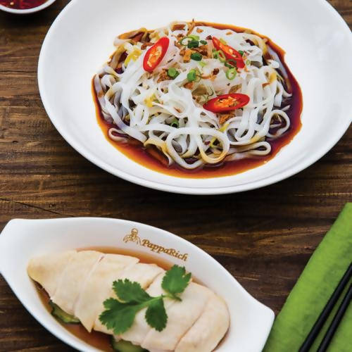 N10 Dry Koay Teow with Steamed Chicken
