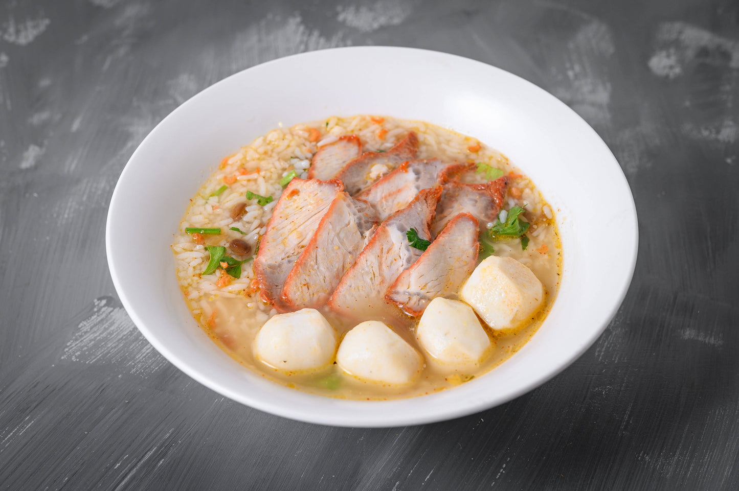 Soft Boiled Rice With Spicy Soup