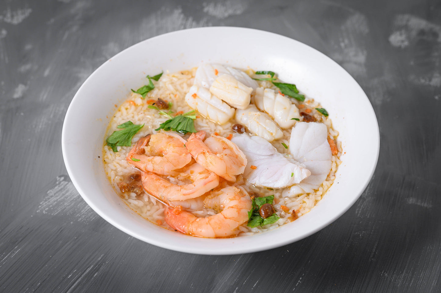 Soft Boiled Rice With Spicy Soup
