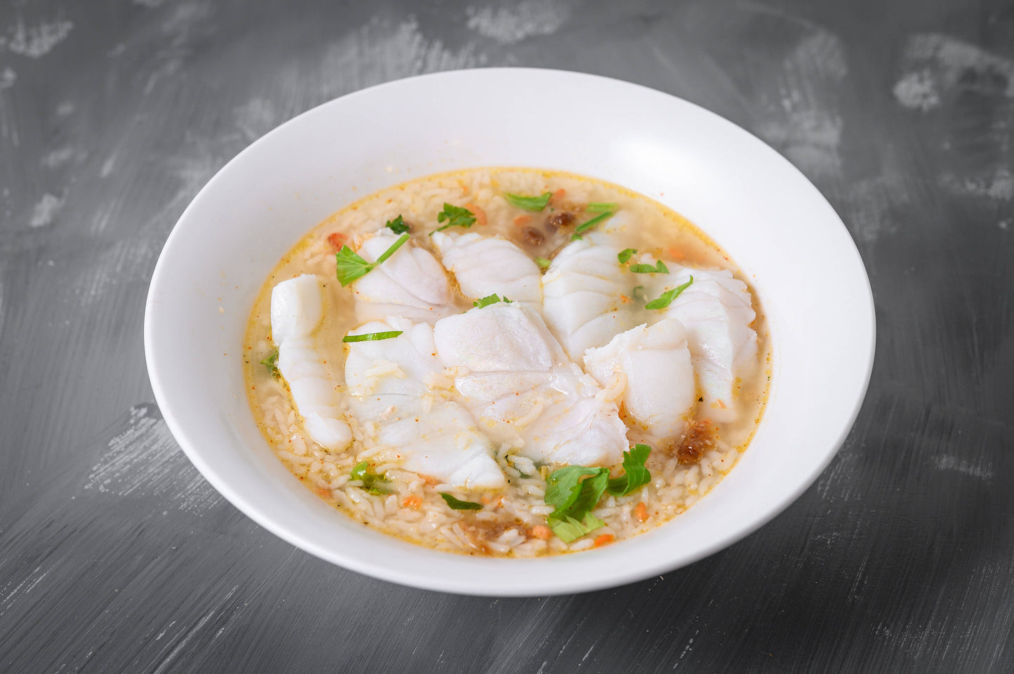 Soft Boiled Rice With Spicy Soup
