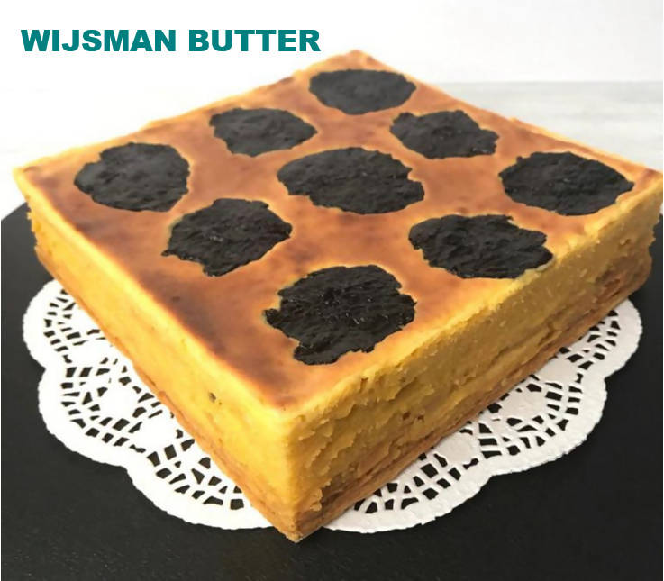 LAPIS LEGIT PRUNE with Dutch butter (Wijsman) - tin size 20 cm x 20 cm - Wednesday Delivery