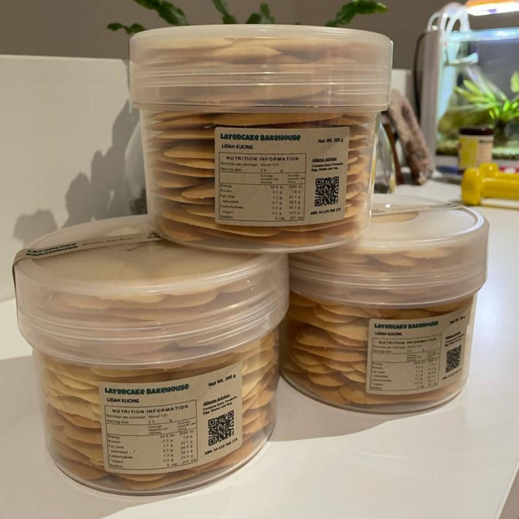 LIDAH KUCING - Net Wt. about 300 g - Wednesday Delivery