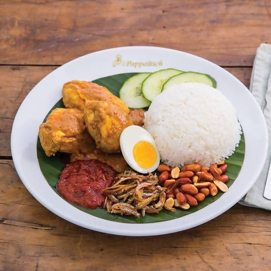 R07 Nasi Lemak Curry Chicken