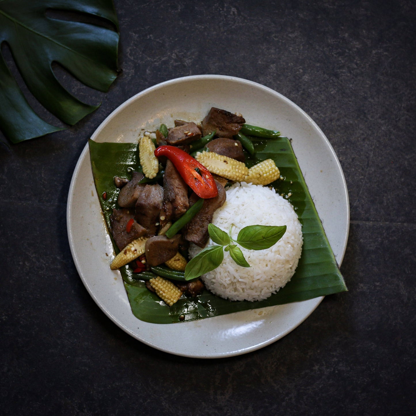 KRA PRAO LIN VUA (THAI BASIL OX TONGUE)