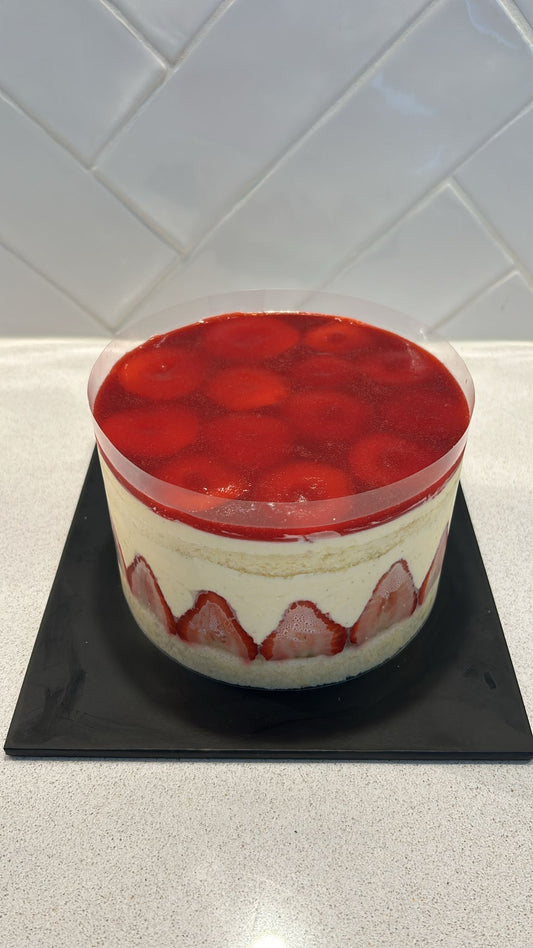 Strawberry Fraisier Cake