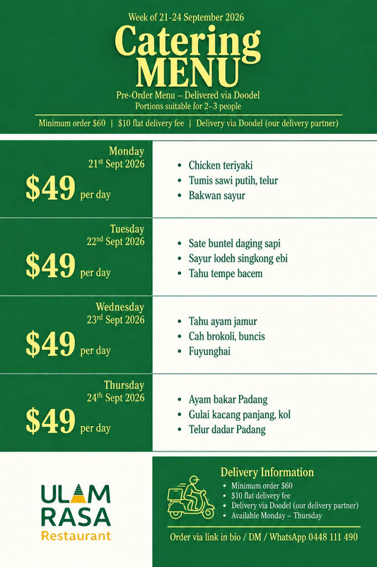 Ulam Rasa Catering Thursday