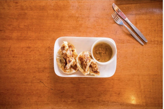 Roti Prata satay sauce