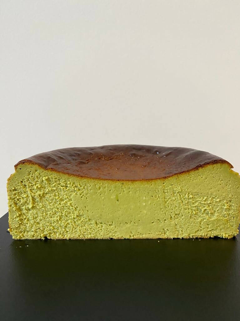 Matcha Yuzu Basque Burnt Cheesecake