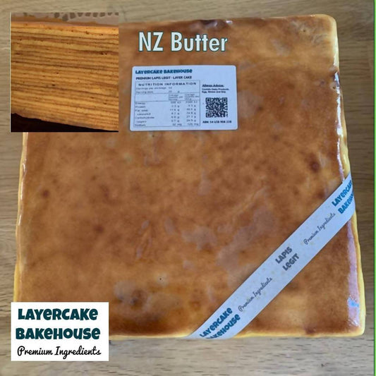 LAPIS LEGIT ORIGINAL with NZ butter - tin size 20 cm x 20 cm - Saturday Delivery