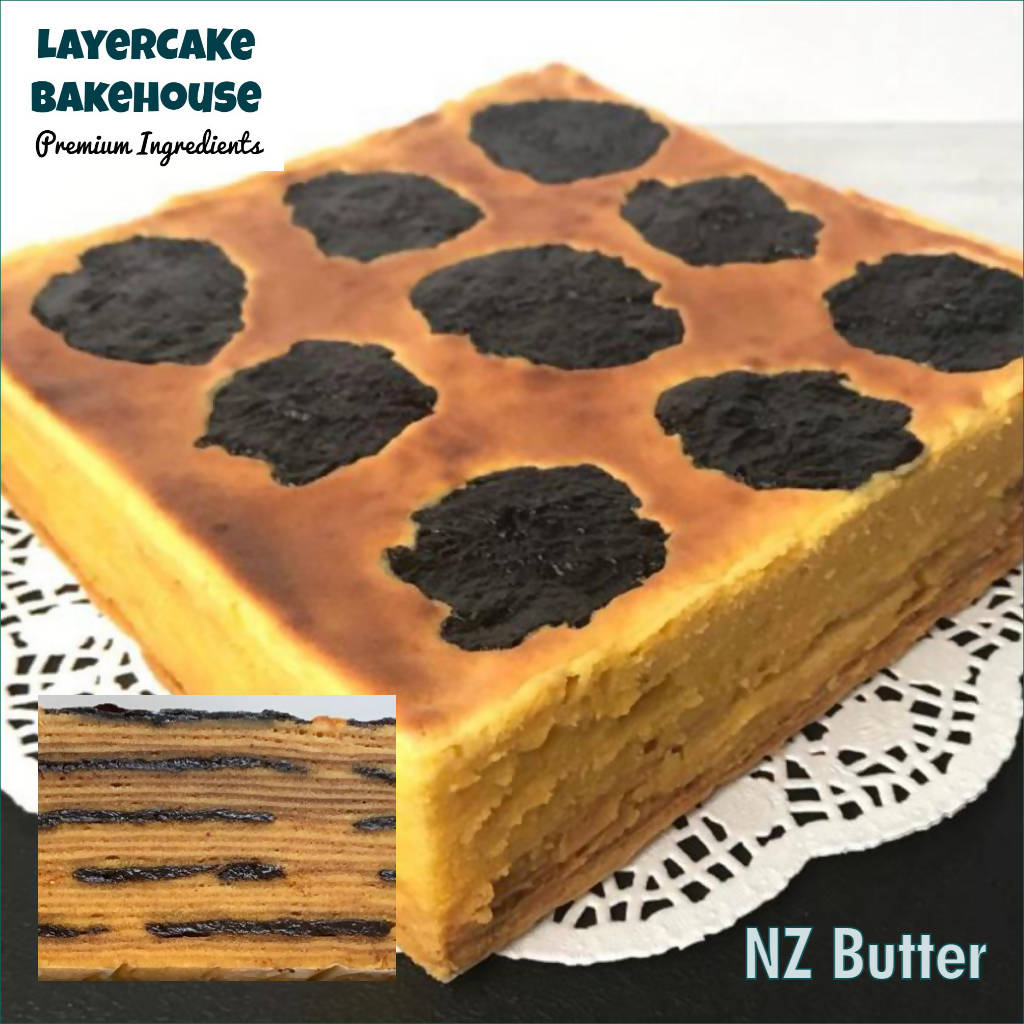 LAPIS LEGIT PRUNE with NZ butter - tin size 20 cm x 20 cm - Wednesday Delivery